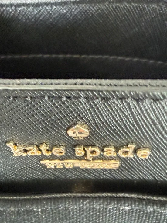 kate spade Black and Cement Striped Candace Satchel (Cameron Street- NWT/ cover) - Picture 7 of 9